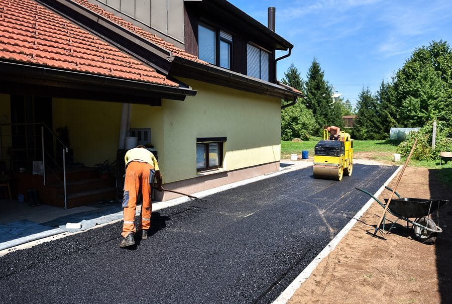 Reseal an asphalt driveway