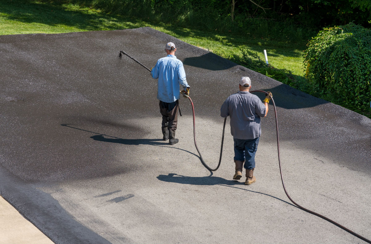 autumn asphalt maintenance
