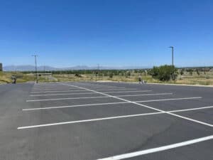 Parking Lot Striping at Front Range Community College 