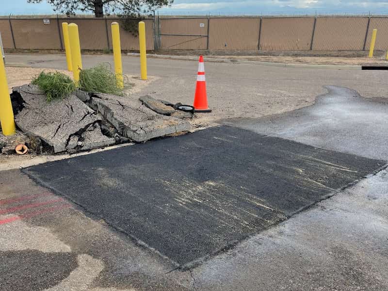 Asphalt pothole repair