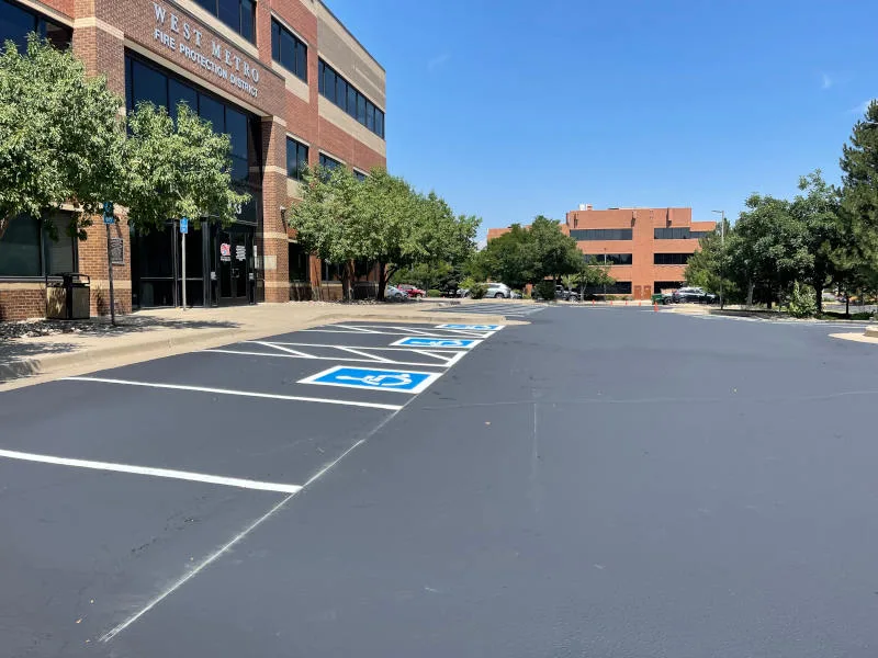 West Metro Fire's revised parking lot