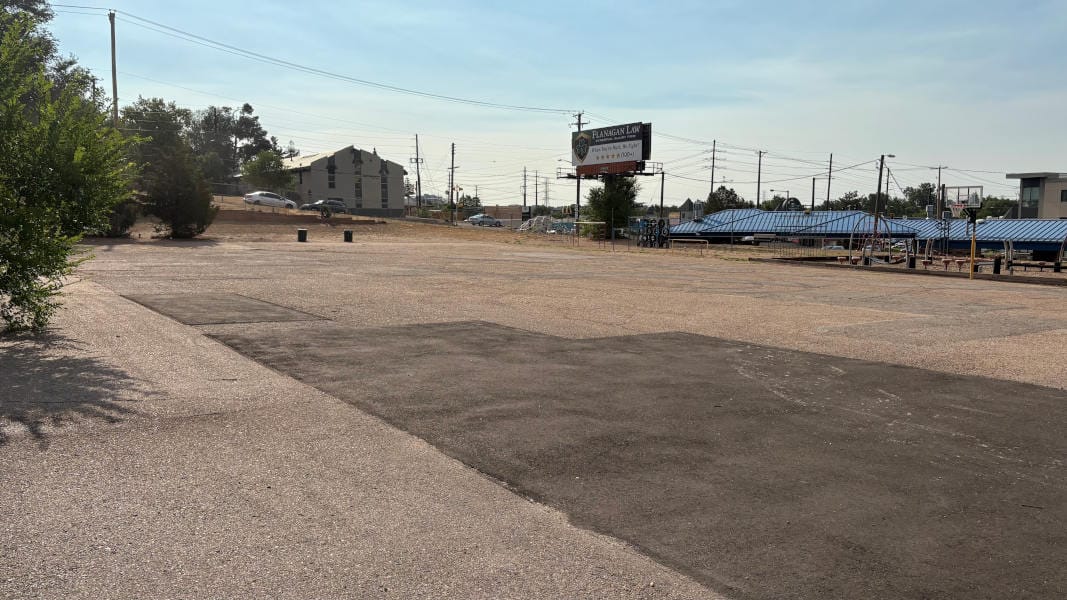 Parking Lot Before overlay