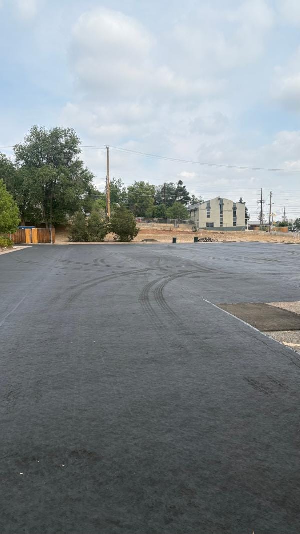Petro Mat installed on parking lot